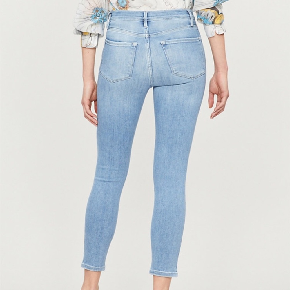 Frame Denim Jeans Ali High Rise Cigarette Riptide - Picture 4 of 8
